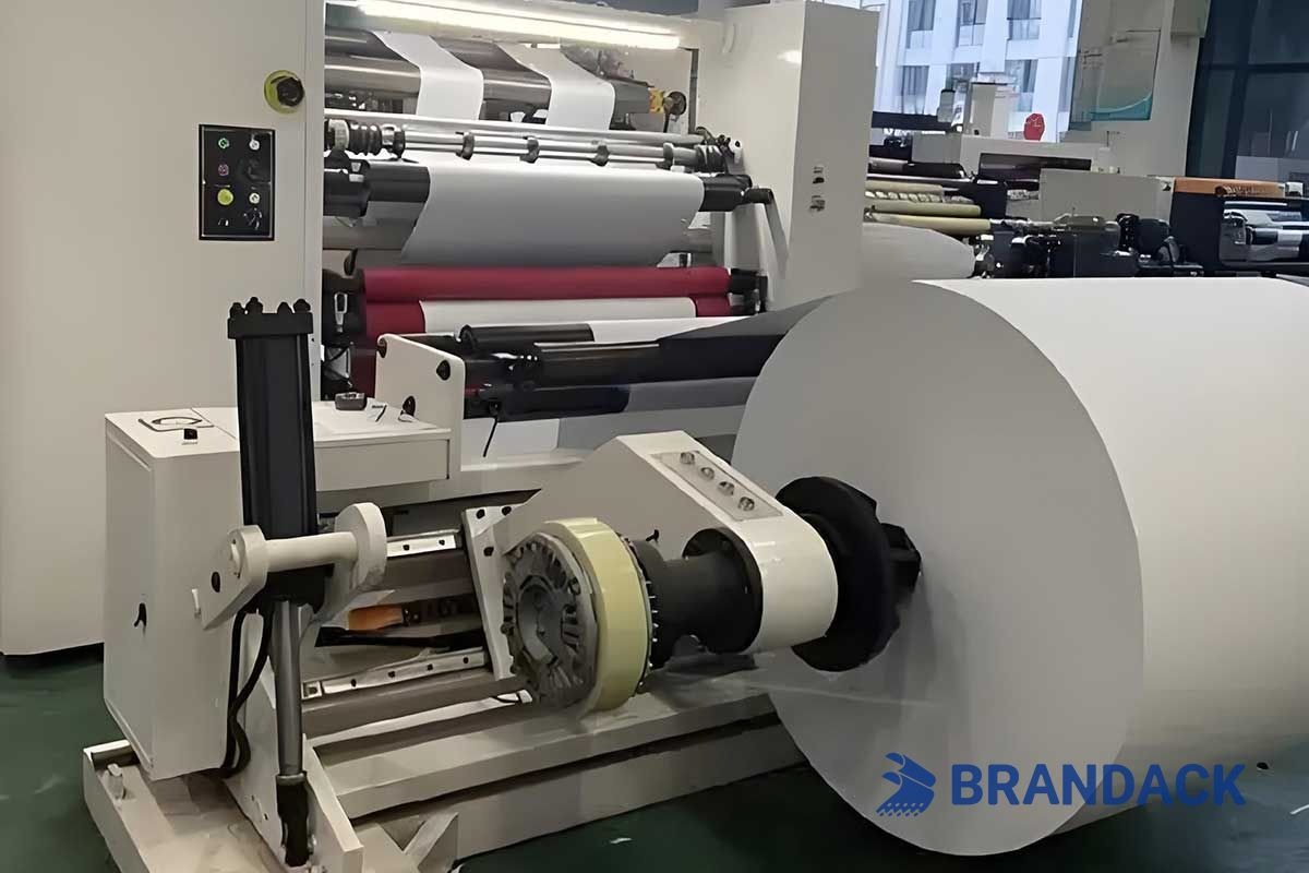 M&aacute;quina cortadora y rebobinadora autom&aacute;tica de alta velocidad