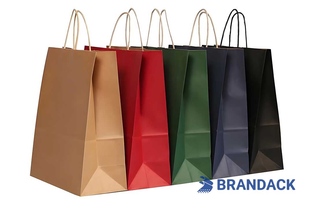 Bolsa de compras de papel personalizada - Bolsas de embalaje de marca a medida